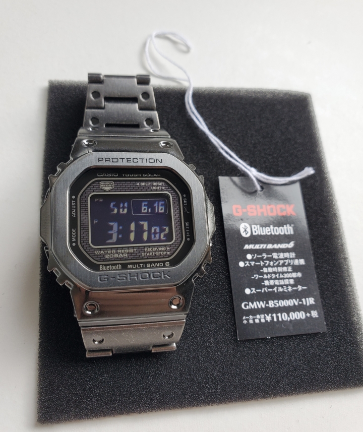 舊化全金屬日版GMW－B5000V入手