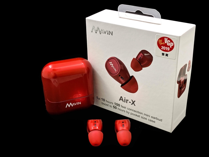 [開箱] 鋼鐵人紅！MAVIN Air-X 真無線藍牙耳機