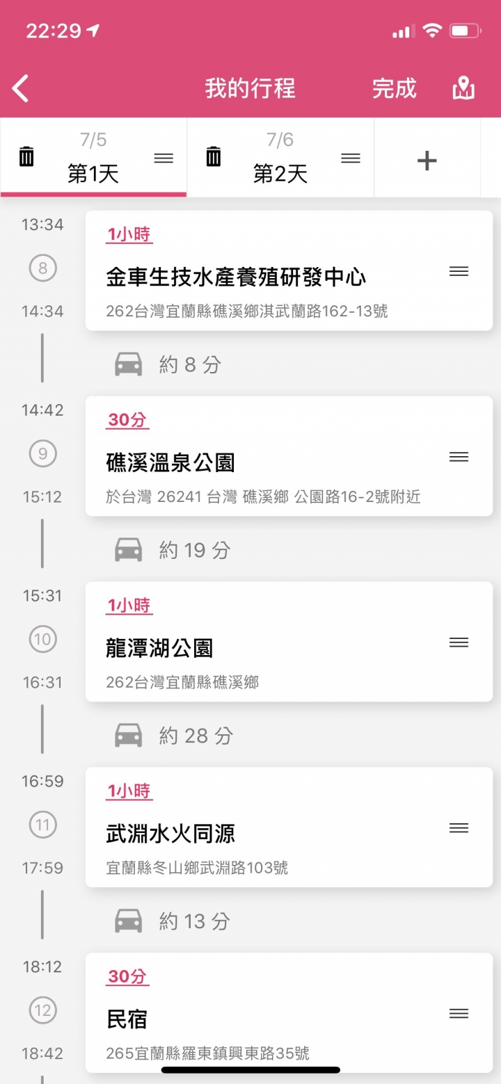 宜蘭二天一夜規劃
