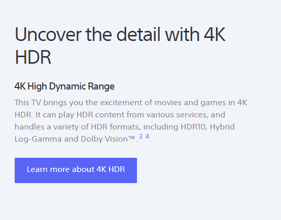 Sony X9000E Series支援Dolby Vision?!