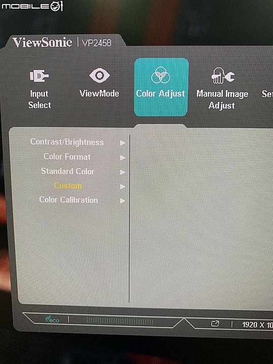 精準色彩入門級專業 100% sRGB Viewsonic 窄邊框 VP2458 開箱