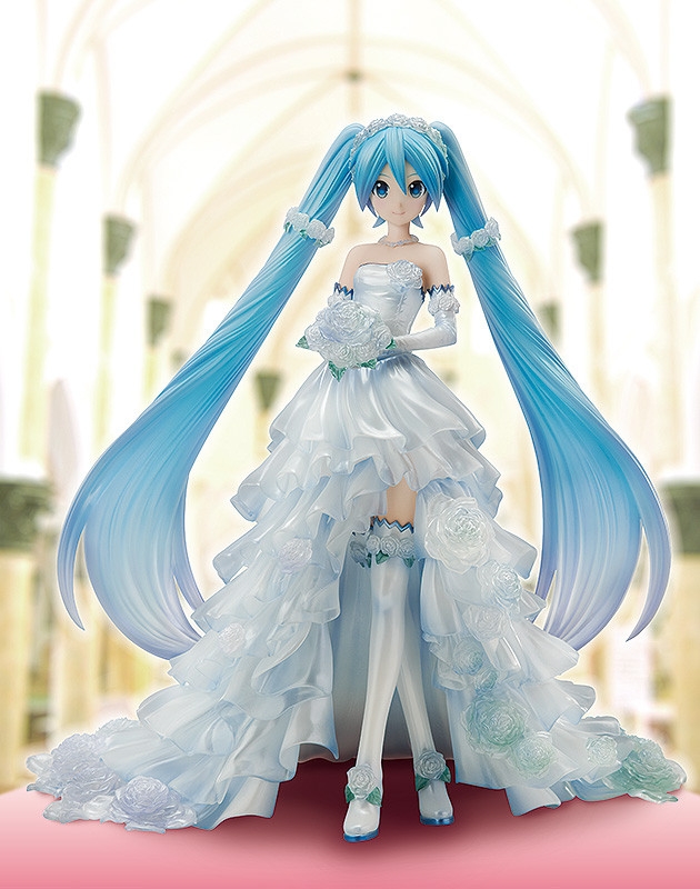 就算是我也可以跟初音結婚了...初音ミク 婚紗禮服Ver. 開箱