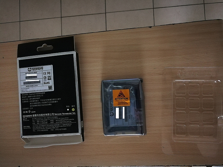 TOPMORE TU200 TLC 480G開箱(附拆碟顆粒照片)