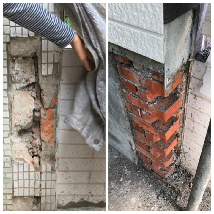 請教 翻修鄰居牆裂處理