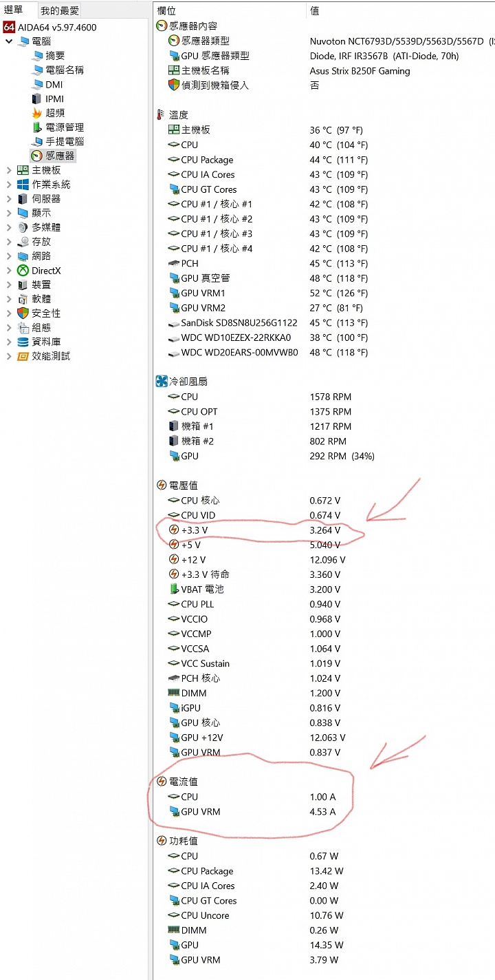 AIDA 64 感應器閃爍問題