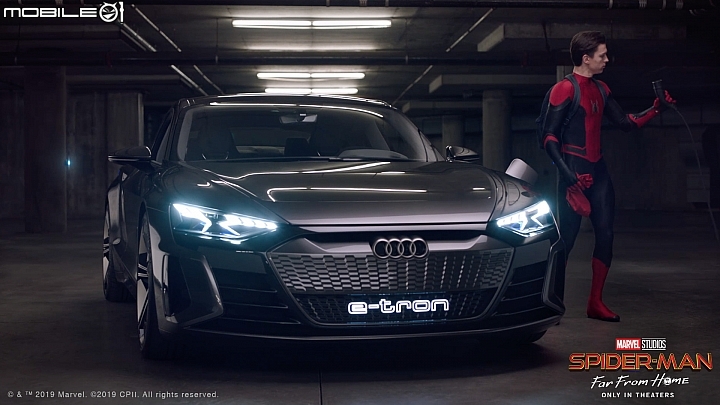 【新訊】不只鋼鐵人有奧迪開,Audi e-tron GT Concept也將成為「蜘蛛人」最新座駕!
