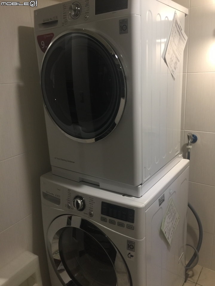 [分享&開箱] LG免曬衣乾衣機 WR-90TW + LG變頻滾筒洗衣機機型 WD-S18VBW