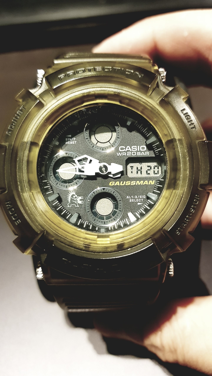 1998年 CASIO AW-570MS-8T 地鼠系列 Men in smoke