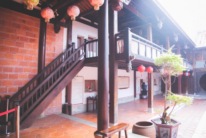 霧峰ll 帶著爸媽旅行趣。霧峰林家宮保第園區。感受大宅院時代風華