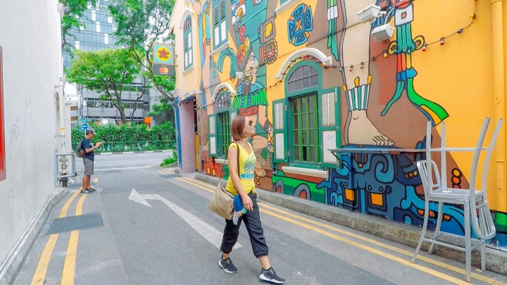 【新加坡Ep10】必去網美IG打卡熱點：彩虹街！帶你吃喝玩遍哈芝巷、蘇丹回教堂＆武吉士街｜Haji Lane｜Arab Street｜Bugis Street｜Singapore｜旅行，路上。