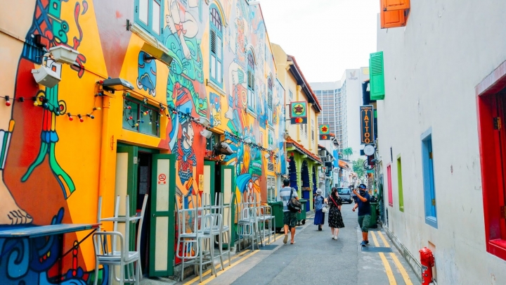 【新加坡Ep10】必去網美IG打卡熱點：彩虹街！帶你吃喝玩遍哈芝巷、蘇丹回教堂＆武吉士街｜Haji Lane｜Arab Street｜Bugis Street｜Singapore｜旅行，路上。