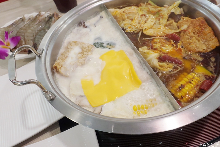 【蘆洲】鮮開鍋，美味起司牛奶鍋、和風麻辣鍋底不加價，副餐無限吃到飽