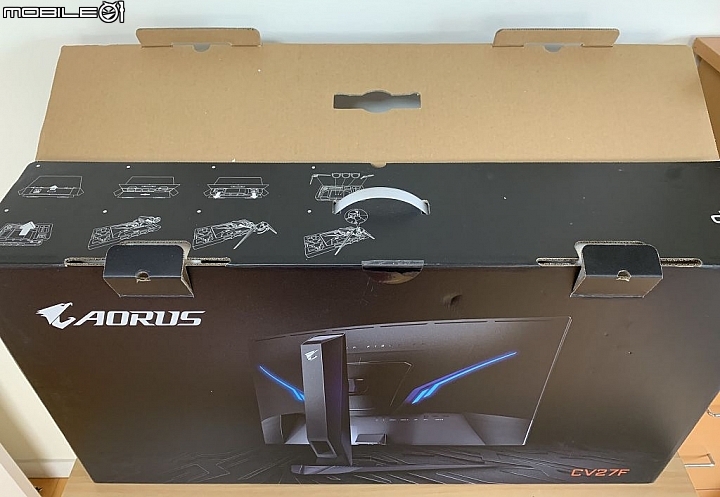 [開箱] 真香 AORUS CV27F FreeSync 2 HDR 165Hz 戰術螢幕