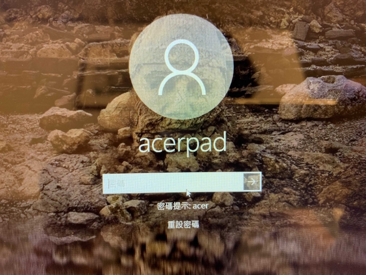 acer Switch3 windows登入密碼忘記