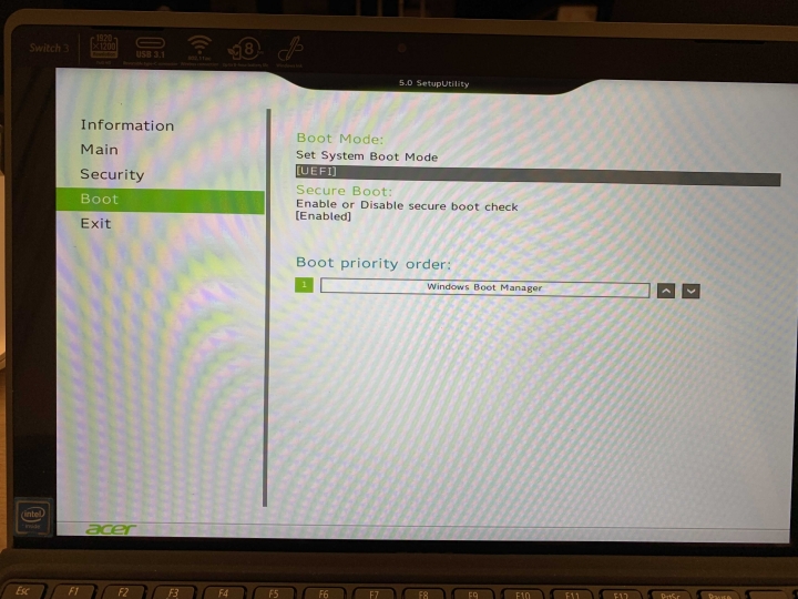 acer Switch3 windows登入密碼忘記