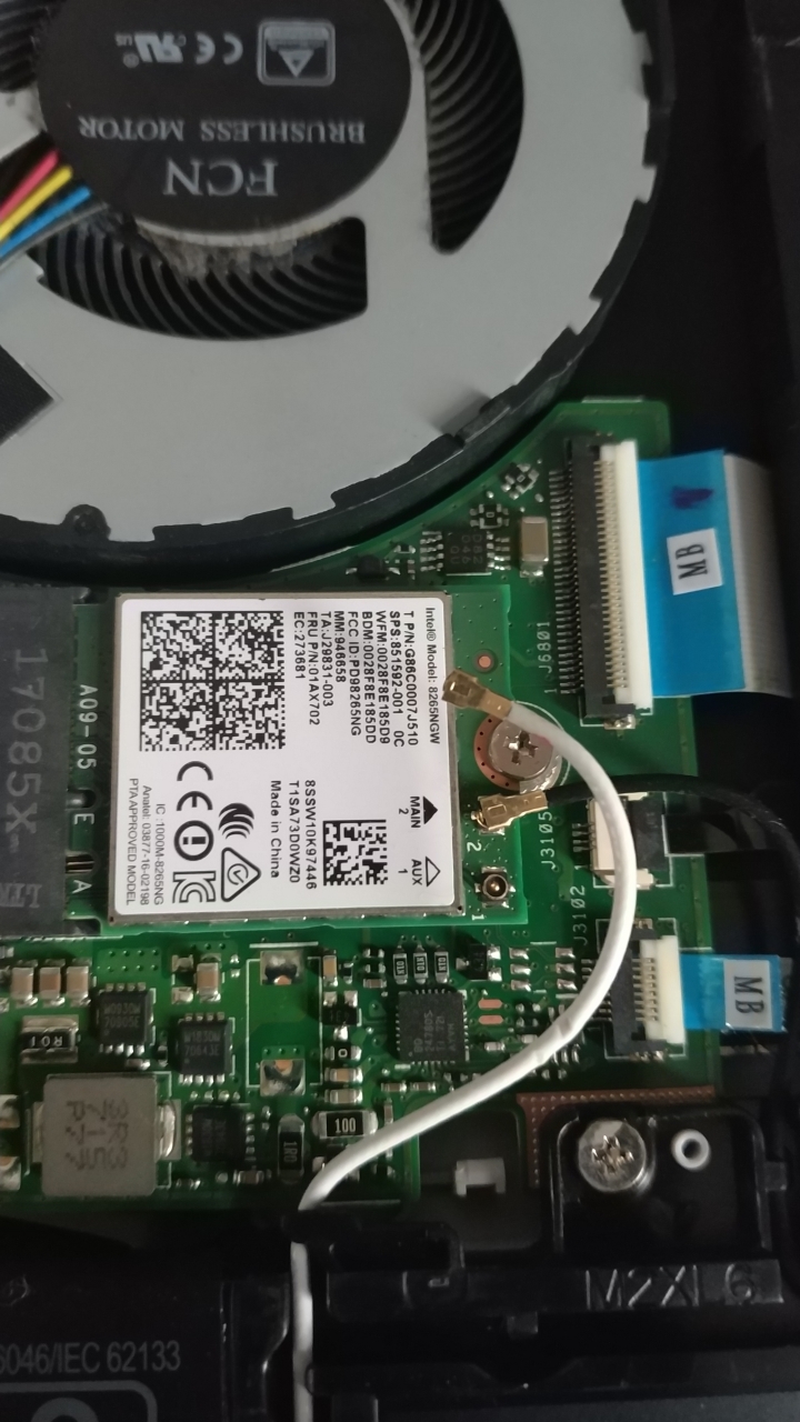 求助---請問筆電網卡是否脫焊呢