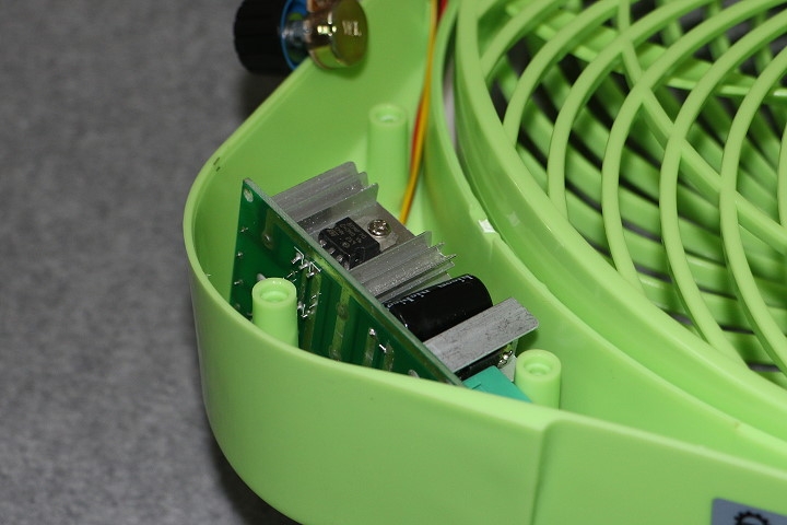 10吋DC電扇 2段式改成直流PWM調速 無段式微調