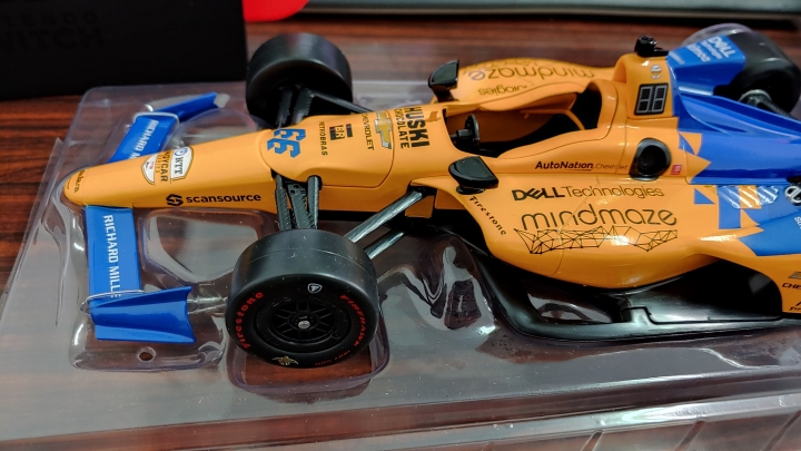 [開箱]1/18 INDYCAR  F.ALONSO #66
