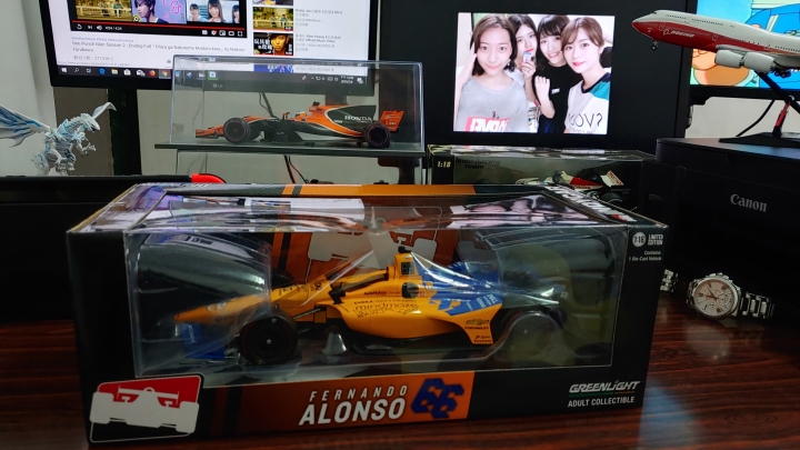 [開箱]1/18 INDYCAR  F.ALONSO #66