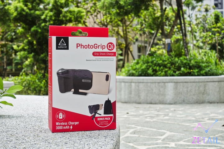 Adonit PhotoGrip Qi 藍牙 + 無線充電拍照握把 開箱體驗：一手掌握全世界