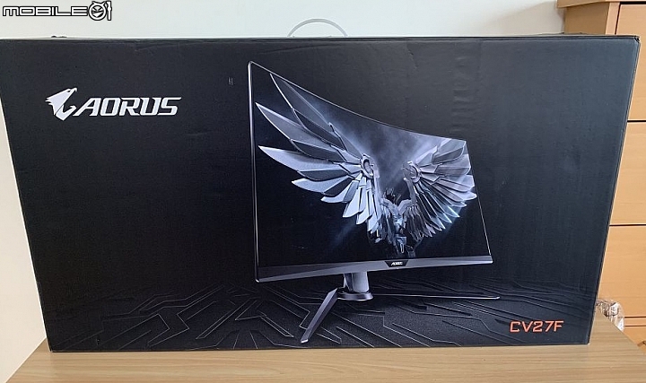 [開箱] 真香 AORUS CV27F FreeSync 2 HDR 165Hz 戰術螢幕