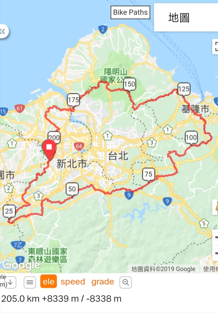 環大台北天際線203.9k/+8445m賽況更新