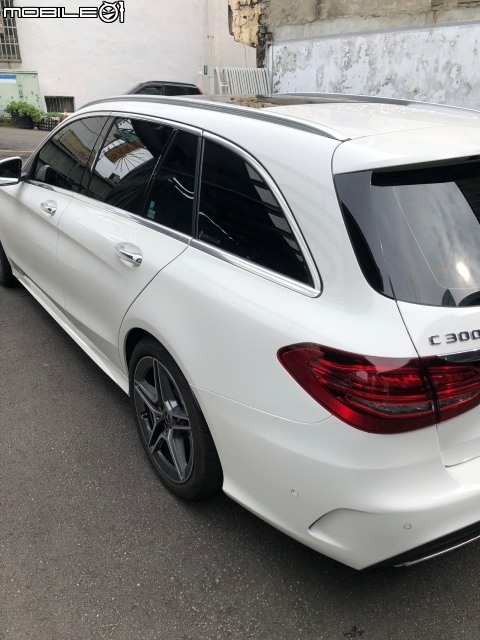 新車賓士C300 旅行車的隔熱紙搭配分享