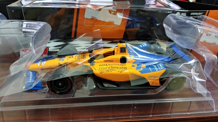 [開箱]1/18 INDYCAR  F.ALONSO #66