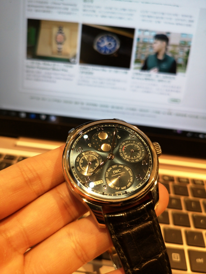 不專業開箱 IWC葡萄牙萬年曆   寶璣傳世7027          HYT