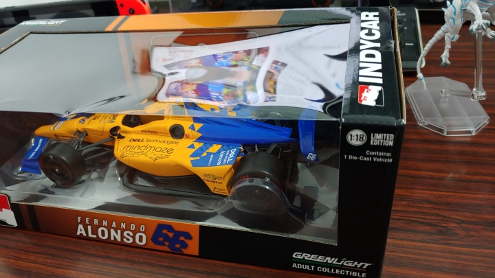 [開箱]1/18 INDYCAR  F.ALONSO #66