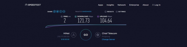 WIN7使用內鍵撥號功能光世代300M會掉速只剩一半速度!