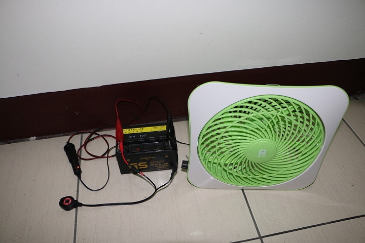 10吋DC電扇 2段式改成直流PWM調速 無段式微調