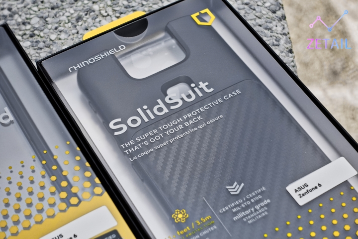 犀牛盾 SolidSuit、CrashGuard 防摔保護殼、耐衝擊保護貼 開箱體驗：ZenFone 6 最佳保鑣