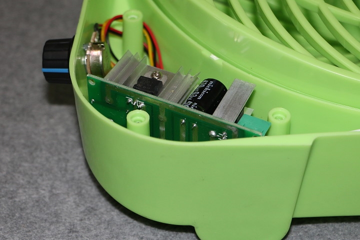 10吋DC電扇 2段式改成直流PWM調速 無段式微調