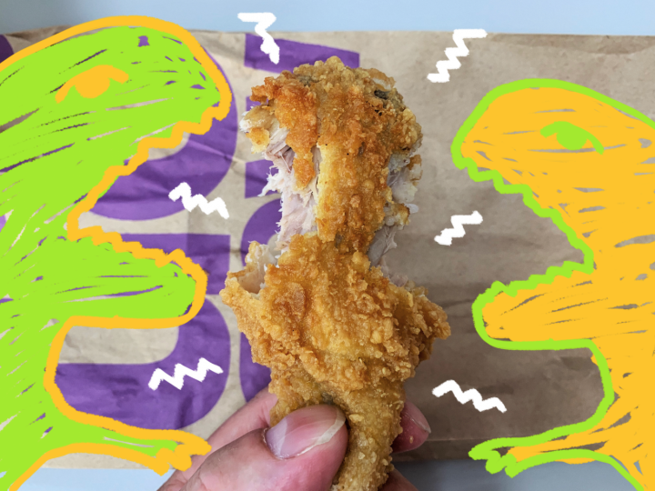 半夜肚子餓!我好想吃麥脆雞!