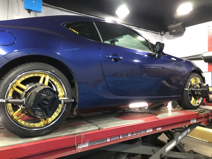 FT86 WORK鋁圈搭配FALKEN輪胎開箱