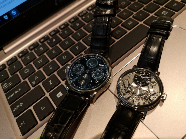 不專業開箱 IWC葡萄牙萬年曆   寶璣傳世7027          HYT
