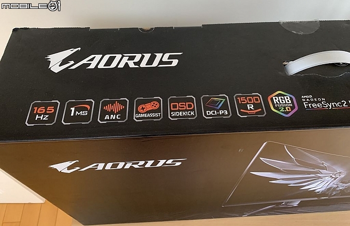 [開箱] 真香 AORUS CV27F FreeSync 2 HDR 165Hz 戰術螢幕