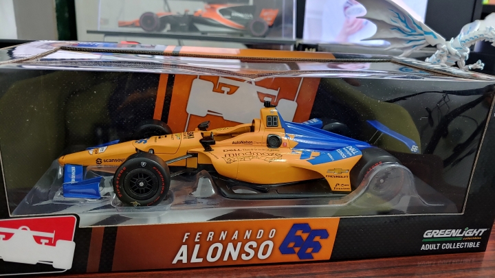[開箱]1/18 INDYCAR  F.ALONSO #66