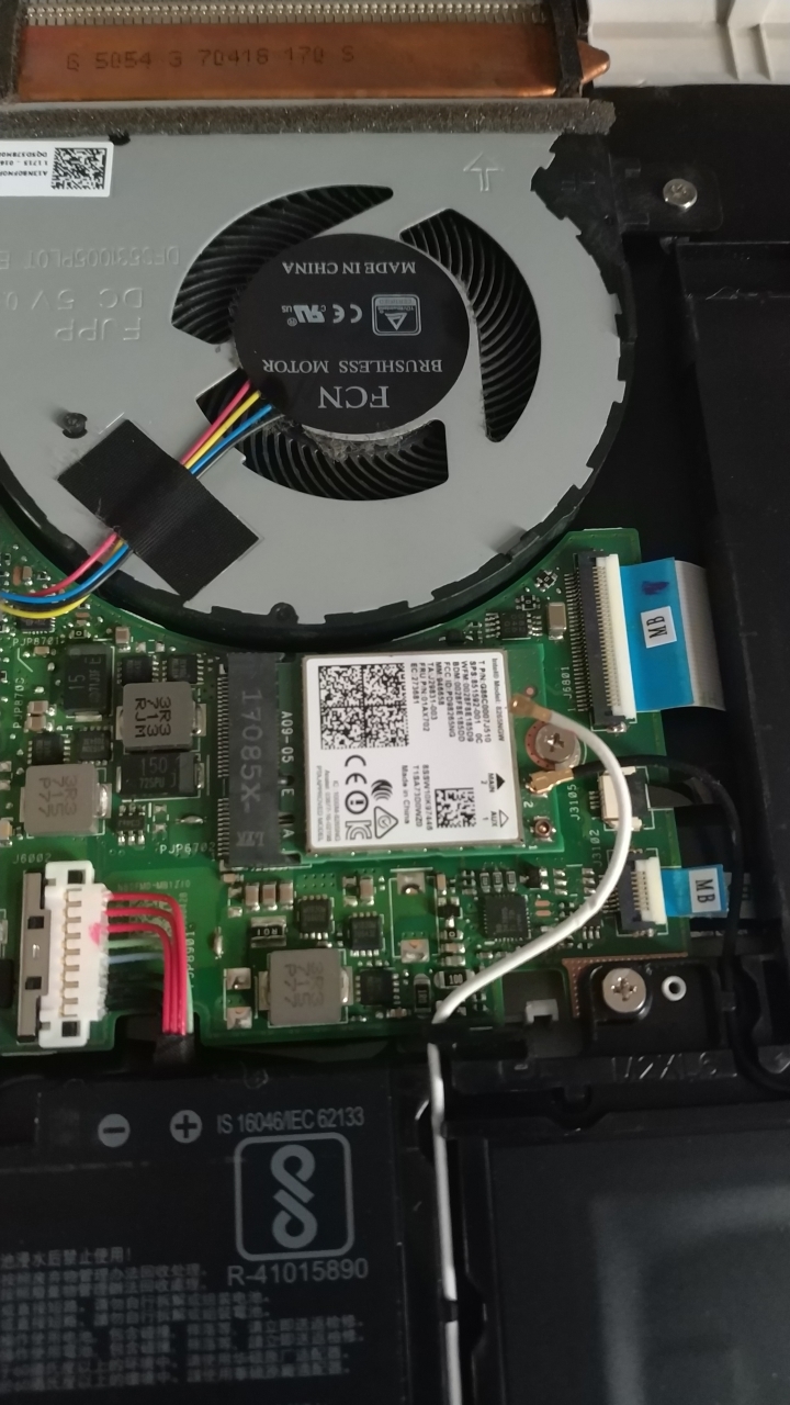 求助---請問筆電網卡是否脫焊呢