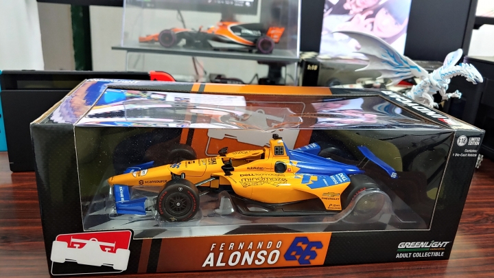 [開箱]1/18 INDYCAR  F.ALONSO #66