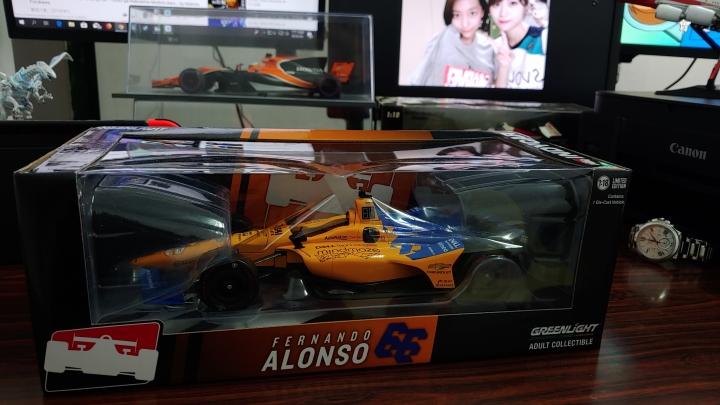 [開箱]1/18 INDYCAR  F.ALONSO #66