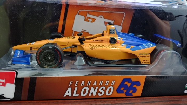 [開箱]1/18 INDYCAR  F.ALONSO #66