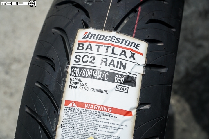 Bridgestone BATTLAX SC2 Rain 試胎 雨神同行大羊通勤者首選