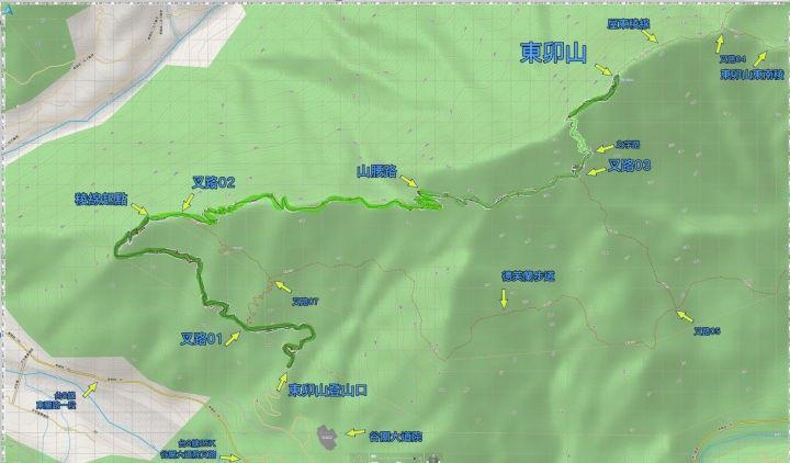 路線紀錄:回憶文【東卯山】谷關七雄五師弟