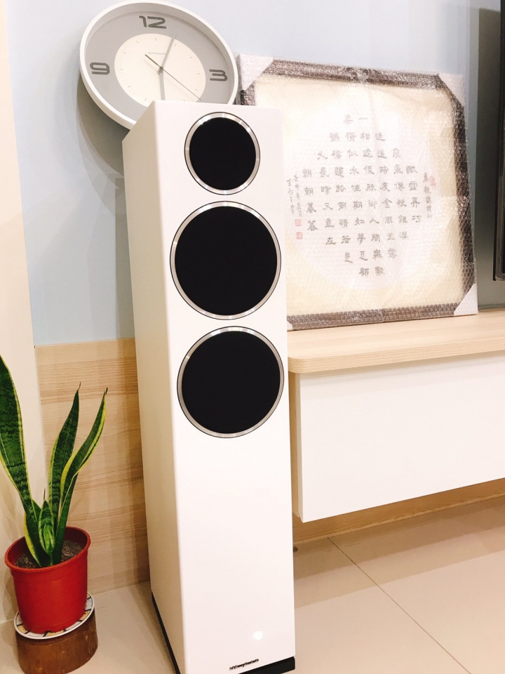 點我看大圖 給男友的驚喜- 英國 Wharfedale diamond230 & D10 / Nad c338 音響組合