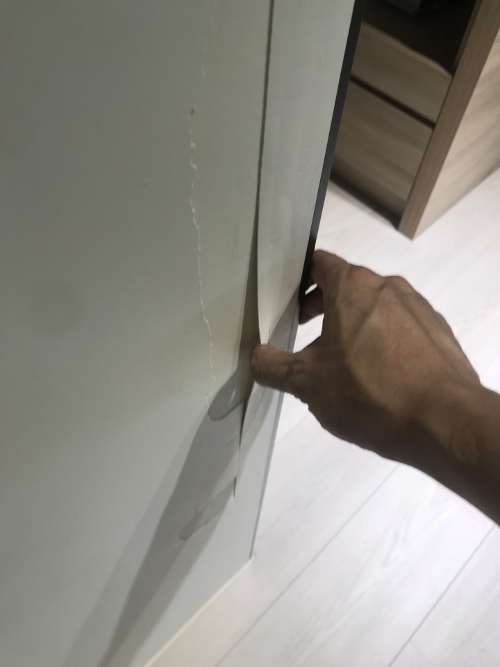 請教～油漆整片剝離
