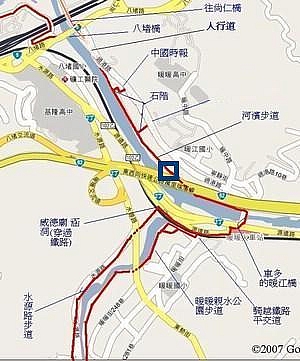 點我看大圖 基隆市八堵七堵地區、五堵隧道 人行暨自行車道 導覽圖說