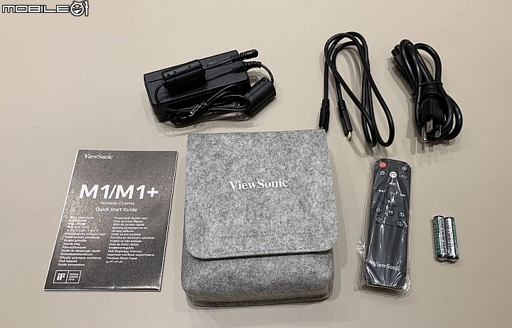 [新機開箱] 易用隨行投影 ViewSonic M1+ 無線藍芽微型投影機