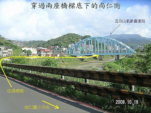 點我看大圖 基隆市八堵七堵地區、五堵隧道 人行暨自行車道 導覽圖說